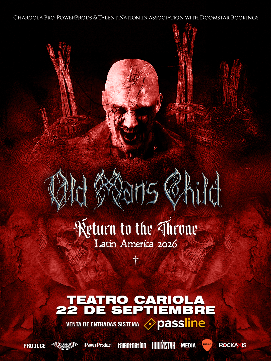 Prosperidad pagana: Old Man's Child agenda su debut en Chile